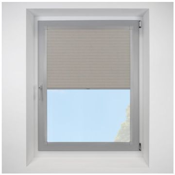 Hive Telia Nutshell Perfect Fit Pleated Blinds with Silver Frame