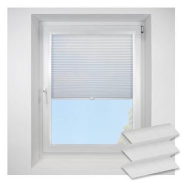Hampton silver Perfect Fit RollerPleated Blind