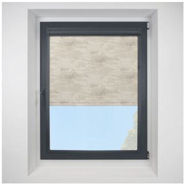 Argent champagne Perfect Fit RollerPleated Blind