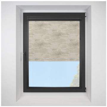 Argent champagne Perfect Fit RollerPleated Blind