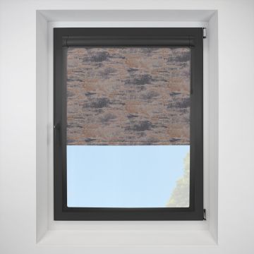 Argent copper Perfect Fit RollerPleated Blind