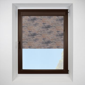 Argent copper Perfect Fit RollerPleated Blind