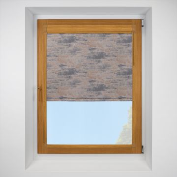 Argent copper Perfect Fit RollerPleated Blind