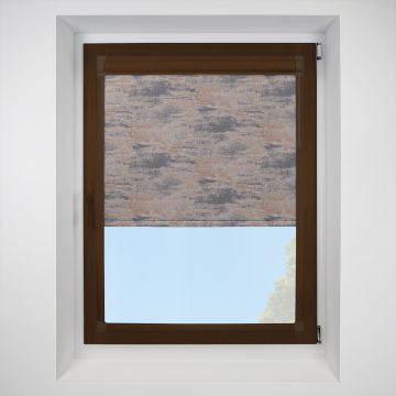 Argent copper Perfect Fit RollerPleated Blind