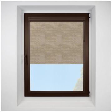 Argent gold Perfect Fit RollerPleated Blind
