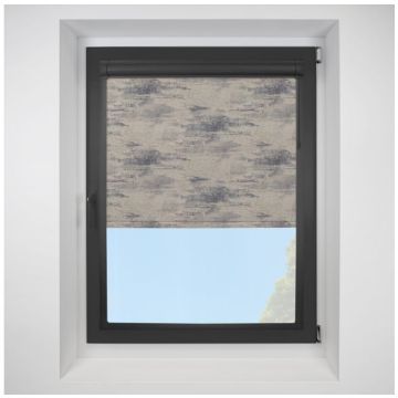 Argent mercury Perfect Fit RollerPleated Blind