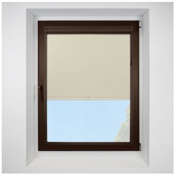 Banlight Duo Fr Blackout Calico Perfect Fit RollerPleated Blind