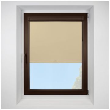 Banlight Duo Fr Blackout Calico Perfect Fit RollerPleated Blind