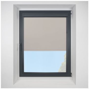 Banlight Duo Fr Blackout pearl Perfect Fit RollerPleated Blind