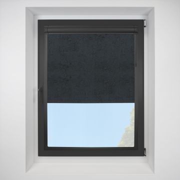 Boston Fr black Perfect Fit RollerPleated Blind