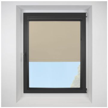 Exlite bisque Perfect Fit RollerPleated Blind
