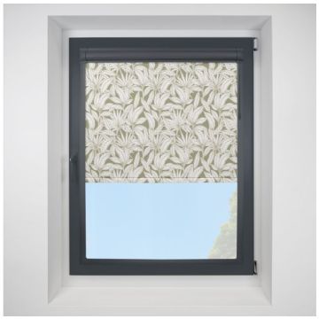 brighton stripe Perfect Fit RollerPleated Blind
