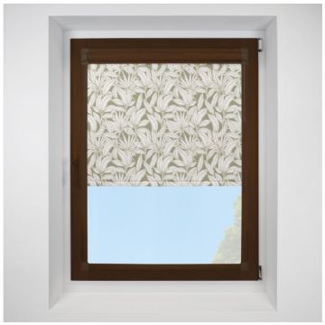 brighton stripe Perfect Fit RollerPleated Blind