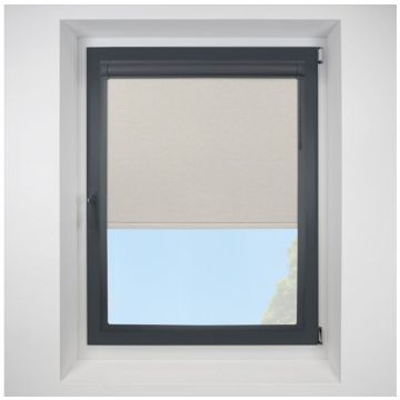 Linenweave-bo moonstone Perfect Fit RollerPleated Blind
