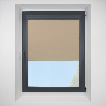 Linenweave-bo sand Perfect Fit RollerPleated Blind