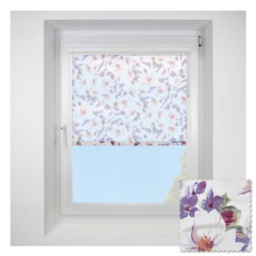 Monet Sheer Flower Perfect Fit Chain Operated Roller Blind