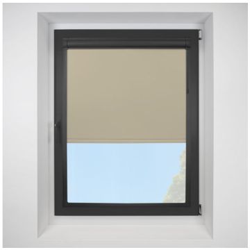 Chain Operated Splash beige Perfect Fit RollerPleated Blind
