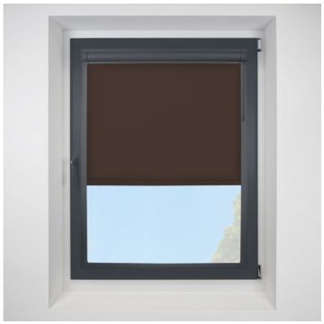 Chain Operated Splash chocolate Perfect Fit RollerPleated Blind