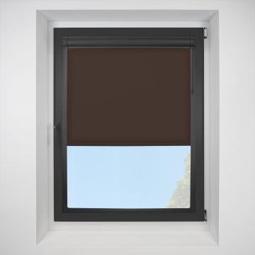 Chain Operated Splash chocolate Perfect Fit RollerPleated Blind