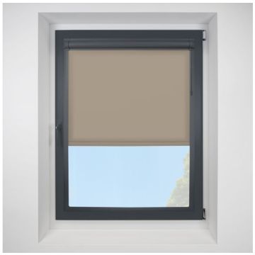 Chain Operated Splash hessian Perfect Fit RollerPleated Blind