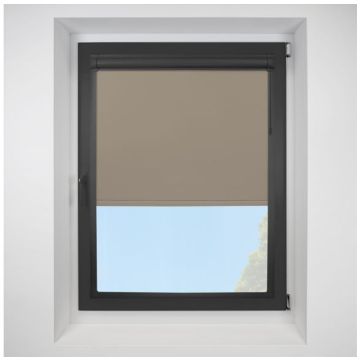 Chain Operated Splash hessian Perfect Fit RollerPleated Blind