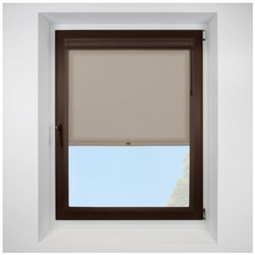 Chain Operated Splash hessian Perfect Fit RollerPleated Blind