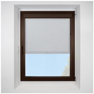 Topaz silver Perfect Fit RollerPleated Blind