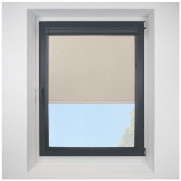 Vermont hemp Perfect Fit RollerPleated Blind