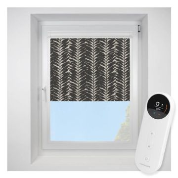 Acacia Blackout Ebony Perfect Fit Roller Motorised Blind