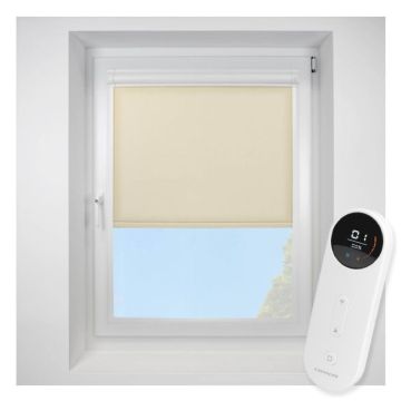 Atlantex Cream Perfect Fit Roller Motorised Blind