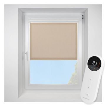 Atlantex Dark Beige Perfect Fit Roller Motorised Blind