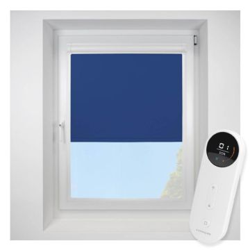 Banlight Duo FR Glacier Blue Perfect Fit Roller Motorised Blind