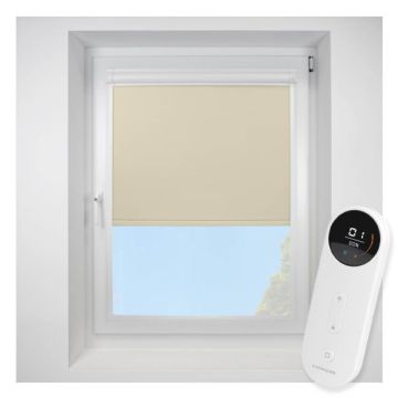 Banlight Duo FR Vanilla Perfect Fit Roller Motorised Blind