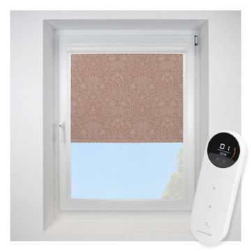 Florence Blackout Terracotta Perfect Fit Roller Motorised Blind