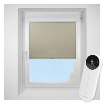 Nordic  Oatmeal Perfect Fit Roller Motorised Blind