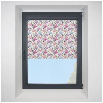 Ophelia Breeze Perfect Fit Roller Motorised Blind with Anthracite Frame