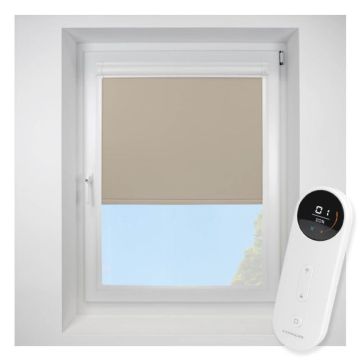 Pop Blackout Pebble Perfect Fit Roller Motorised Blind