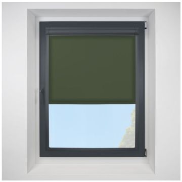 Pop Ivy Perfect Fit Roller Motorised Blind with Black Frame