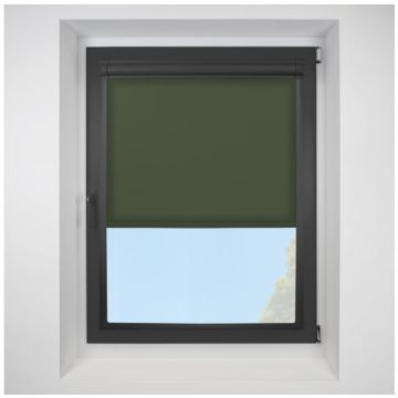 Pop Ivy Perfect Fit Roller Motorised Blind with Black Frame
