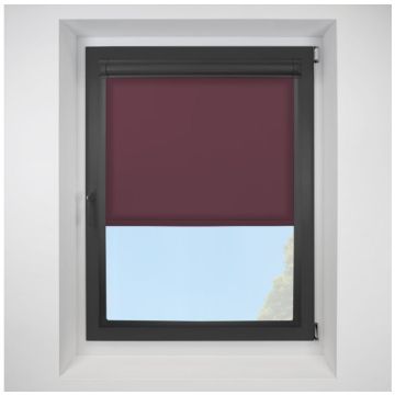Pop Regal Perfect Fit Roller Motorised Blind with Black Frame
