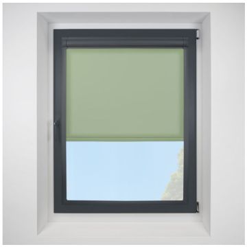 Pop Sage Perfect Fit Roller Motorised Blind with Anthracite Frame