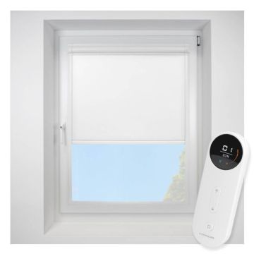 Pop White Perfect Fit Roller Motorised Blind