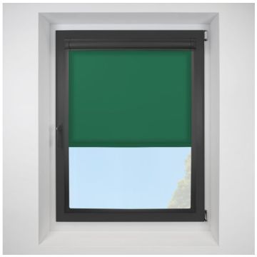 Splash Cacti Perfect Fit Roller Motorised Blind with Black Frame