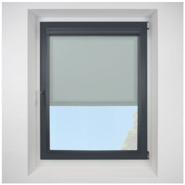 Splash Duck Egg Perfect Fit Roller Motorised Blind with Anthracite Frame