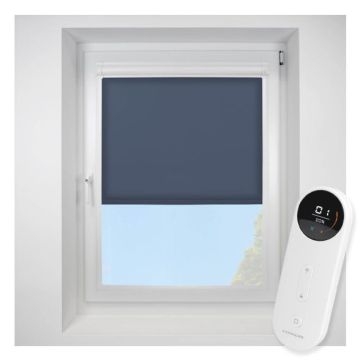 Splash Midnight Perfect Fit Roller Motorised Blind