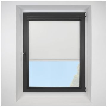 Splash Paper Perfect Fit Roller Motorised Blind with Black Frame