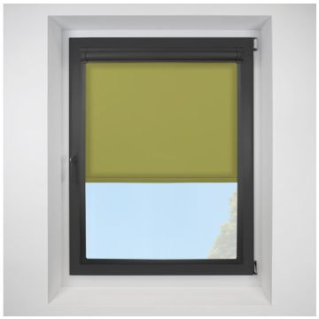 Splash Vine Perfect Fit Roller Motorised Blind with Black Frame