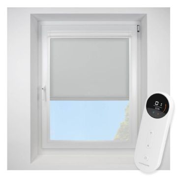 Urban FR Grey Perfect Fit Roller Motorised Blind