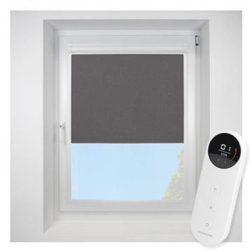 Vermont Slate Perfect Fit Roller Motorised Blind