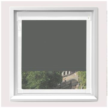 Motorised Ex Lite Anthracite Perfect Fit Roller Blind  